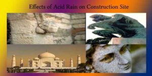 effects of acid rain on building